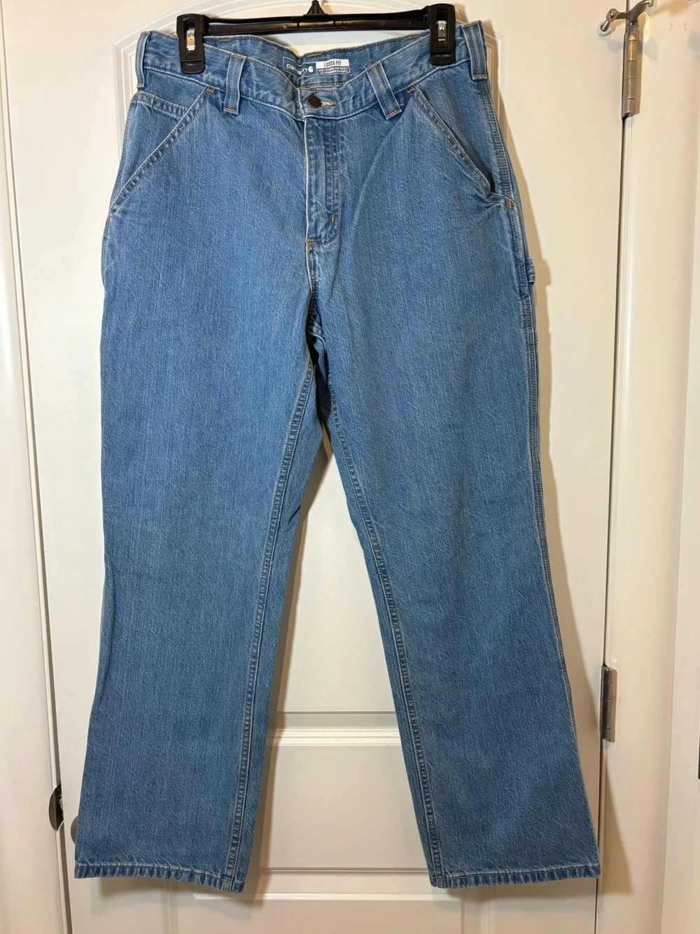 Carhartt Light Blue Loose Fit Denim Jeans